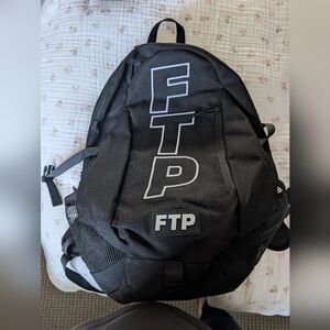 FTP Black and White Logo Backpack